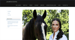 Desktop Screenshot of doylefarmhorses.com