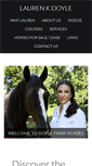Mobile Screenshot of doylefarmhorses.com
